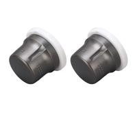 KIMISS 2Pcs Air Conditioning Control Knob Cover for Fit for Highlander 2009-2013, OE 55925-0E050, Easy to Install Air Conditioner Control Button Caps