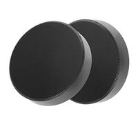 KIMISS 2Pcs Aluminum Alloy Camera Lens Rear Cap Cover Replacement for M42 Screw Mount Durable Metal Photographers Black
