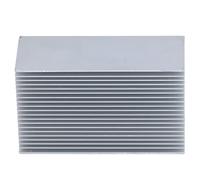 KIMISS 2Pcs Aluminum Heat Sink Cooler for Electronic CPU Chip, Fast Dissipation & Anti Oxidation, 100 X 60 X 39mm Extruded (Without adhesive)