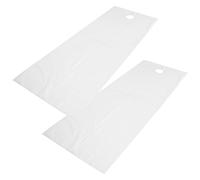 KIMISS 2pcs Breathable Oil Resistant SPA Massage Table Cover Sheets for Beauty Salon (White)