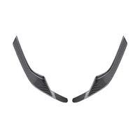 KIMISS 2Pcs Carbon Fiber Pattern Headlight Eyelid Cover Decal, Headlight Eyelid Cover, Trim Front, Trim with Weatherproof Design for CRV 2023 2025,