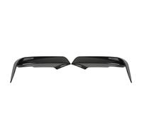 KIMISS 2pcs Carbon Fiber Style Front Bumper Lip Spoiler Splitter Left Right ABS Wind Knife for F30 F31 F3 320i 328i M Sport