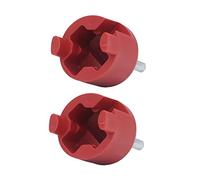KIMISS 2pcs Electric Fence Insulator Mounting Sleeve - Plastic Installation Tools for Quick Farm Electric Fencing with Cordless Drills