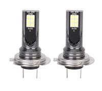 KIMISS 2pcs H7 Headlight Bulb LED Headlamp Bulbs 3030-12 LED Car Headlight Bulb Headlamp Bulbs h7 3000K 24W 1000LM DC12V-24V High Bright Car Fog Light 2525 Lamp Beads White Light