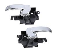 KIMISS 2PCS Interior Door Handle Replacement, Left Right Front Rear Chrome Lever for D40 Pathfinder R51 2005 2013, with OEM Part Numbers 806714X02B 806704X02B
