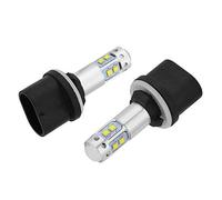 KIMISS 2pcs LED Fog Light Bulbs LED Fog Light White 50W LED Headlight Bulbs Fog Lamp Daytime Running Light Universal (880 899) 6000K