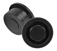 KIMISS 2Pcs PVC Surfboard Paddle Board Vent Hole - Automatic Breathing Waterproof Accessory for and Surfboards, Easy to Install & Use (Black)