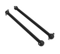KIMISS 2pcs RC Rear Driveshaft Dogbones 92mm Steel Replacement for 1/7 1/8 Series, Enhanced Power & Stability (Black)