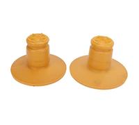 KIMISS 2pcs Rear Spring Bump Stops Rear Spring Bump Stop PU Yellow 12802494 Rear Coil Spring Bump Stop Rear Shock Absorber Buffer Rubber 12794314 for Saab 9-3 2003-2015