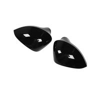 KIMISS 2Pcs Rearview Mirror Cap for Fit for Seat 1P0857537 Left & 1P0857538 Right - Stylish Side Wing Mirror Cover Replacement (Glossy Black)