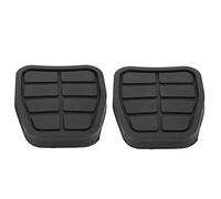 KIMISS 2pcs Rubber Brake Clutch Pedal Pads Covers 321721173 Replacement for Enhanced Driving Performance