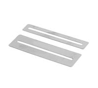 KIMISS 2Pcs Rust Proof Guitar Fret Fingerboard Guard - Sturdy Protector for Guitar Fretboard Maintenance - Portable Metal Fretboard Protector 8cm