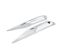 KIMISS 2pcs Silver Front Fog Light Cover Trim Bezel e Replacement for Fit for XC60 2018-2021, Premium ABS Fog Lamp Bezel, Easy Installation & Elegant Design