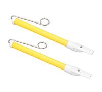KIMISS 2Pcs Slide Whistle Toy - Professional Metal Sliding Flute for and Beginners, Odorless Music Instrument for Speech Training
