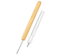 KIMISS 2Pcs Slotted Tool, Paper Quillin Multi-Functional Stainless Steel DIY Hand-Made Craft Paper Bead Roller Quilling Needle Pen for Accessories