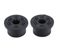 KIMISS 2PCS Upper Radiator Rubber Bushing Mount Insulator Set Replacement, Radiator Rubber Bushing Mount Insulator, Absorbs Vibrations, Noise Reducing, Stability Engine,