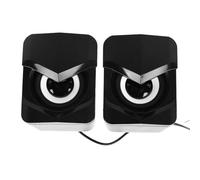 KIMISS 2pcs Wired Computer Speakers with Subwoofer - Portable Desktop o for Laptops and PCs - Sound Performance for Music, Movies, and Gaming