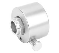 KIMISS 3/4in Steering Wheel Arrow Storage Case Disconnect Hub with Push Button for 3 Hole Steering Wheel - Metal Construction for Easy Installation (Silver)