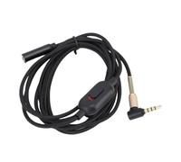 KIMISS 3.5mm Headphone Extension Cable with Volume Control - Nylon Aux Cord for Smartphones, Laptops, More - Premium Stereo Sound Extender