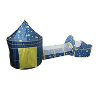 KIMISS 3-in-1 Tent Ball Pool Crawling Tunnel - Starry Playhouse for, Safe and Fun Indoor/Outdoor Activity Space, Easy Setup for Exploration and Learning