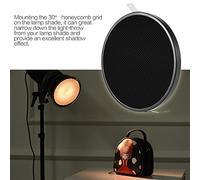 KIMISS 30 Degree Grid for 7" Standard Reflector Lamp Shade - 16.8cm Photography Accessory
