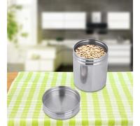 KIMISS 304 Stainless Steel Sealed Storage Jar - Portable Container for Tea, Coffee Beans, Food Storage - and Economical for Travel, Outdoor, Camping (KIMISS504v7zsmdf-02)