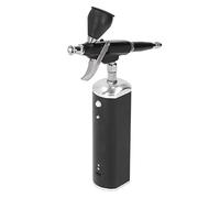 KIMISS 30Psi Cordless Rechargeable Airbrush Set with Compressor, Dropper, Painting Cups & Nozzle Cover for Makeup & Artwork