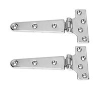KIMISS 316 Stainless Steel T Shape Hinge for Marine Use - Heavy Duty 6x3in Boat Hardware