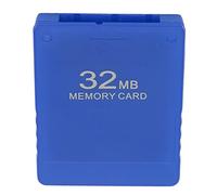 KIMISS 32MB Memory Card for - High Speed FMCB1.966 External Data Card for All Models - Essential Gaming Memory Solution (Blue)