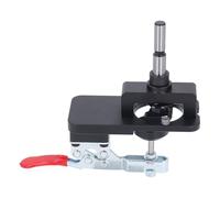 KIMISS 35MM Concealed Hinge Jig Drill Tool for Cabinet Doors, Aluminum Alloy Hinge Alignment Tool with Quick Clamp for Accurate Installation