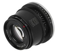 KIMISS 35mm F1.4 Manual Prime Lens APS - C Large Aperture Portrait for - M Mount M3 M5 M6 II M10 M100 M50 Camera Aviation Aluminum 56x44mm