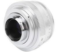 KIMISS 35mm F1.6 C Mount Manual Fixed Focus Portrait Camera Lens Large Aperture Accessory (#12)