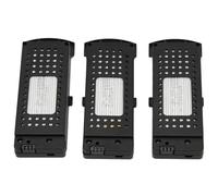 KIMISS 3pcs 3.7V 1800mAh Lithium Battery for Remote Control UAV Quadcopter SG S6 G6 Q6 - High Capacity Batteries with Protective Box/Cover