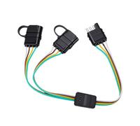 KIMISS 4 Wire Flat Trailer Light Wiring Harness