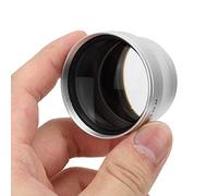 KIMISS 40.5MM Black Aluminum Alloy 2X Magnification Additional Lens for Camera Lenses High Definition Super Distance Compatible with Opening Diameter