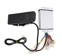 KIMISS 48V 1000W Brush Controller with Foot Pedal Kit for Electric, Motorcycle, and Tricycle - Aluminum Alloy Construction with Excellent Heat Dissipation