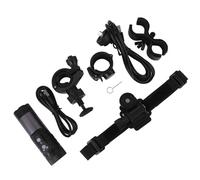 KIMISS 4K Ultra HD Anti-Shake Motorcycle Helmet Camera, WiFi Bike Video Camera with Charging Cable, Helmet and Brackets - Clear, Powerful and Convenient for Sport DV (Dark Gray)