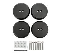 KIMISS 4PCS Aluminium Jack Pad Adapter - Anodized Black Replacement for Fit for Corvette C5 C6 C7 C8 - Provides Excellent Lift Support & e Protection