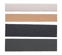 KIMISS 4Pcs Fret Leveler Beam Sandpaper for Guitar Fret Repair - Multi-Grit Sanding Tool for Accurate Leveling & Maintenance of Fingerboards & Bridges (M02519 15CM)