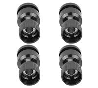 KIMISS 4PCS RC Body Cover Mount Column Hole Locator, Aluminum Alloy for PC PVC Remote Control Car, Accurate Alignment Tool for Body Cover Installation (Black)