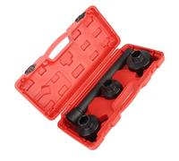 KIMISS 4Pcs Steering Rack Knuckle Tie Rod End Remover Installer Tool Kit for Universal Cars, Durable Carbon Steel