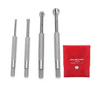 KIMISS 4PCS Telescopic Bore Set - Full Small Hole Measuring Slits 3-13mm, Hardened Steel Telescoping Tool
