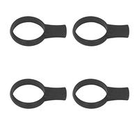 KIMISS 4PCS Tennis Grip Trainer Aid - Lightweight Silicone Racket Tool for Enhanced Hand Control in Tennis Competitions (Black)