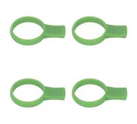 KIMISS 4PCS Tennis Grip Trainer Aid - Lightweight Silicone Racket Tool for Enhanced Hand Control in Tennis Competitions (Green)