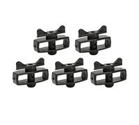 KIMISS 50Pcs Electric Fence Wire Tightener - Portable Alloy Wire Tensioner for Garden Electronic Fences - Weather Resistant and Adjustable Management (Black)