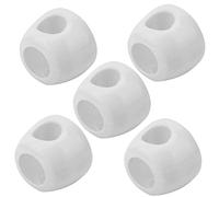 KIMISS 5pcs Baby Safety Door Handle Cover - Anti-Collision Protective Sleeves for, Easy Installation, Fits Standard Round Handles, Non- PP Material, White