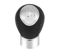 KIMISS 6 Speed Gear Shift Knob for 3/5/6 - Black+Silver ABS Plastic