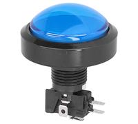 KIMISS 60mm Big Convex Push Button with LED Light for Crane Mac and Game Console - Easy Installation, Quick Response, Comfortable Use (#2)