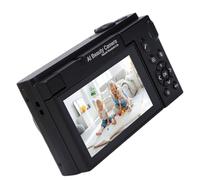 KIMISS 64MP 4K Digital Camera, WiFi Autofocus AI Beauty Camera with 4 Inch Touch Screen 18X Optical Zoom, with Built in 16GB Storage and 180 Degree Flip Screen