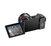 KIMISS 64MP Digital Video Camera, 5K WiFi Camcorder 3.2 Inch Touch Screen 12X Zoom, with Face Focus White Balance Shift, 15 Color Filters for Vlog Video Photography, Remote Control, (Black)